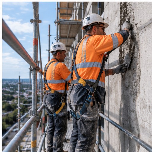 Concrete facade repair